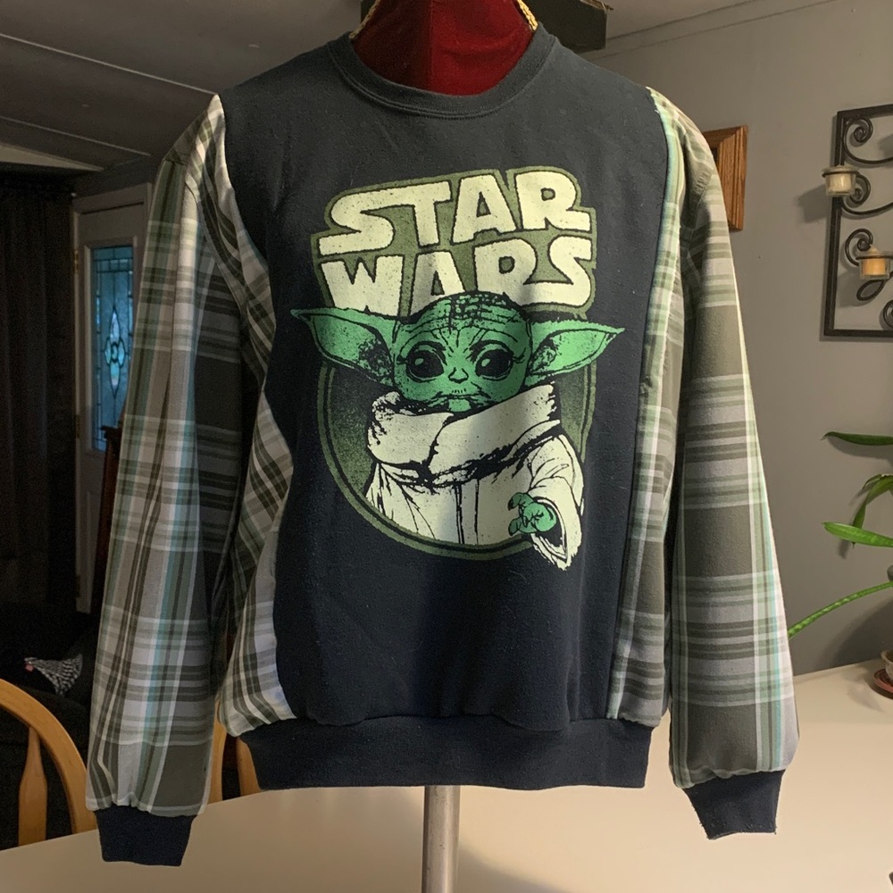 Upcycled Star Wars Crewneck Top-